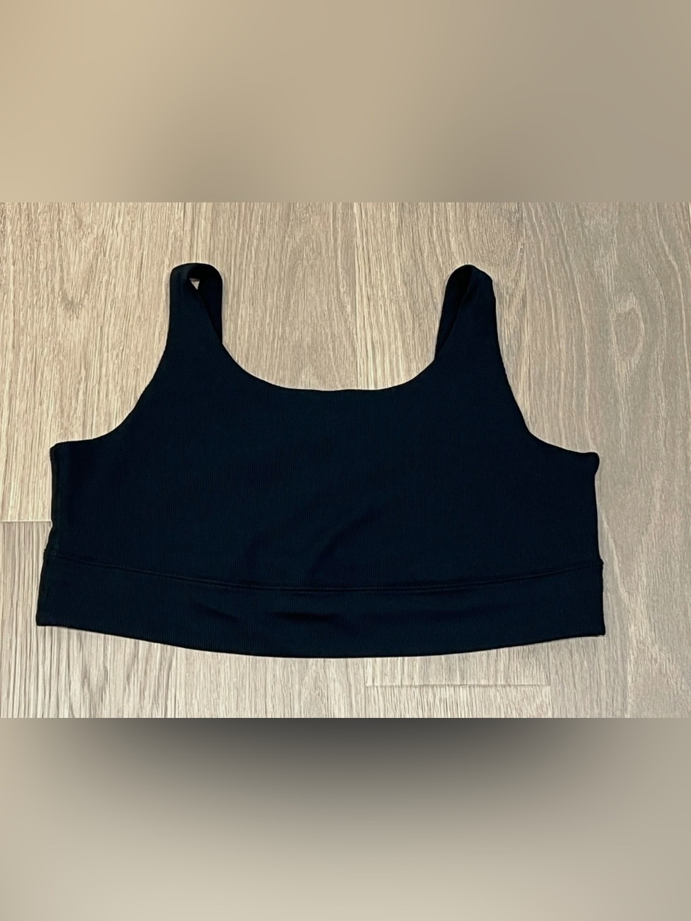 2X Womens Plus NIKE Black Zenvy Rib Sports Bra Top Fitness Gym DRI-FIT Unpadded